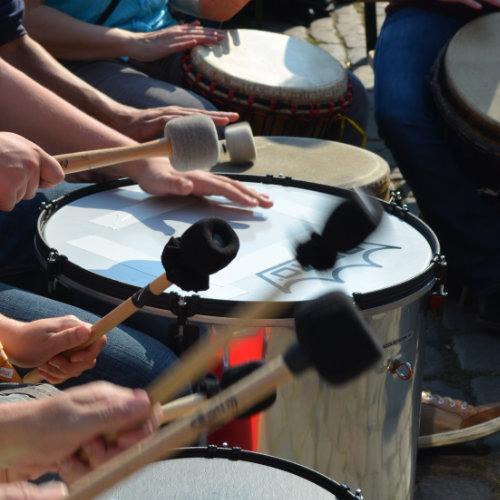 Drum Circle-Instrumente